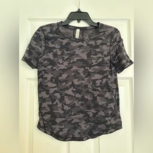 Black Camo Lululemon Top